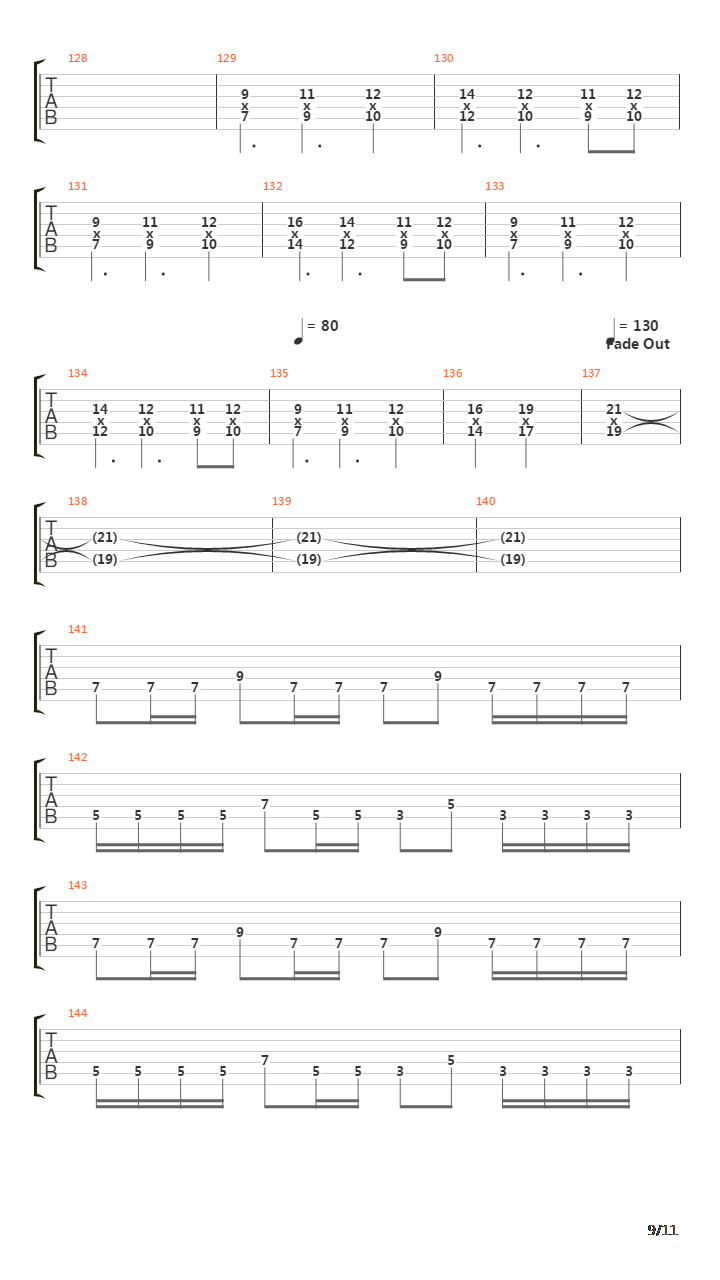 The Echo Song吉他谱