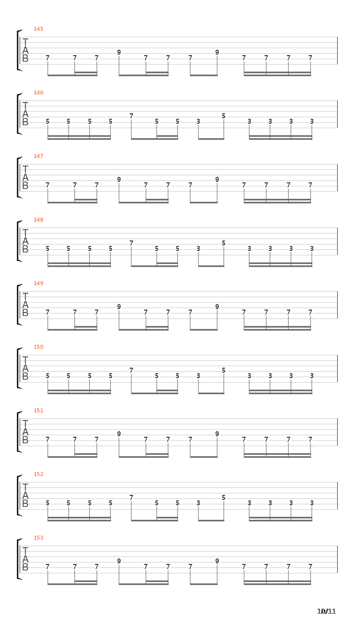 The Echo Song吉他谱