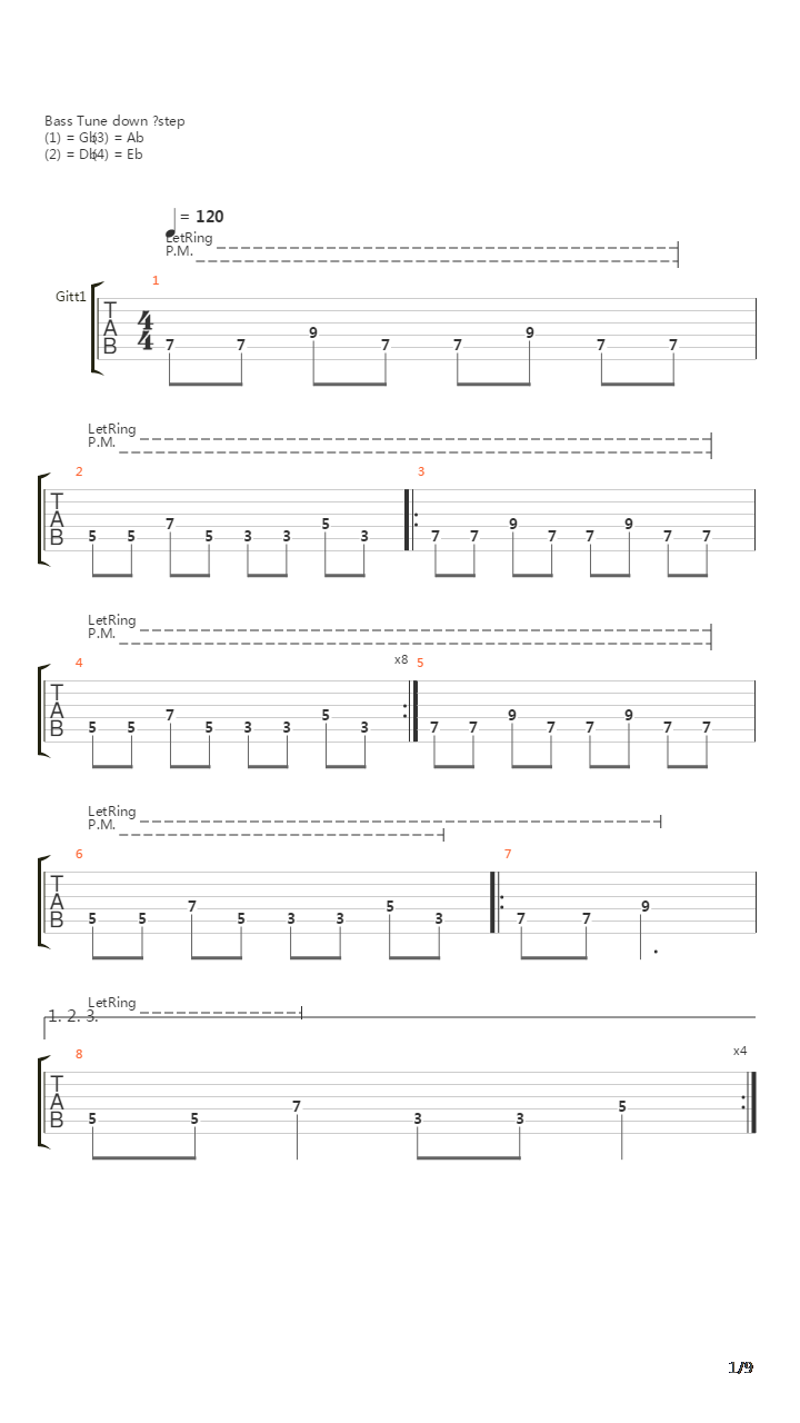 The Echo Song吉他谱