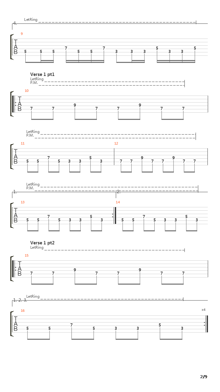 The Echo Song吉他谱