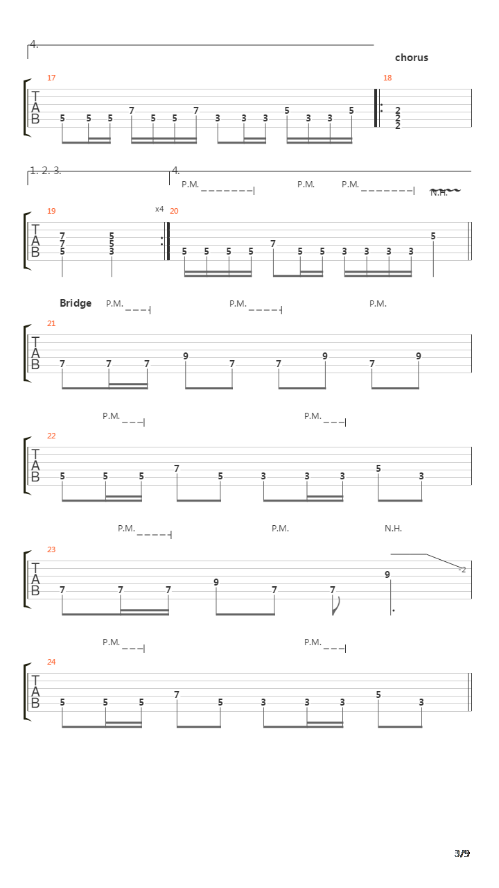 The Echo Song吉他谱