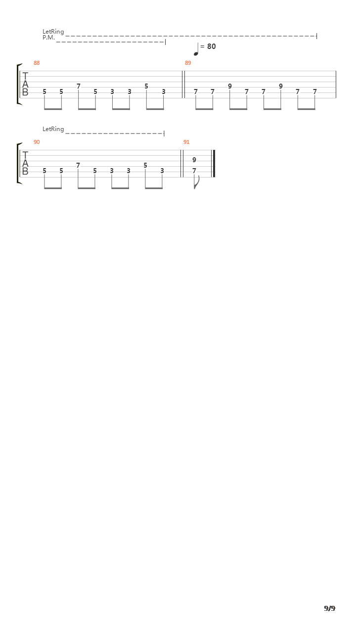 The Echo Song吉他谱