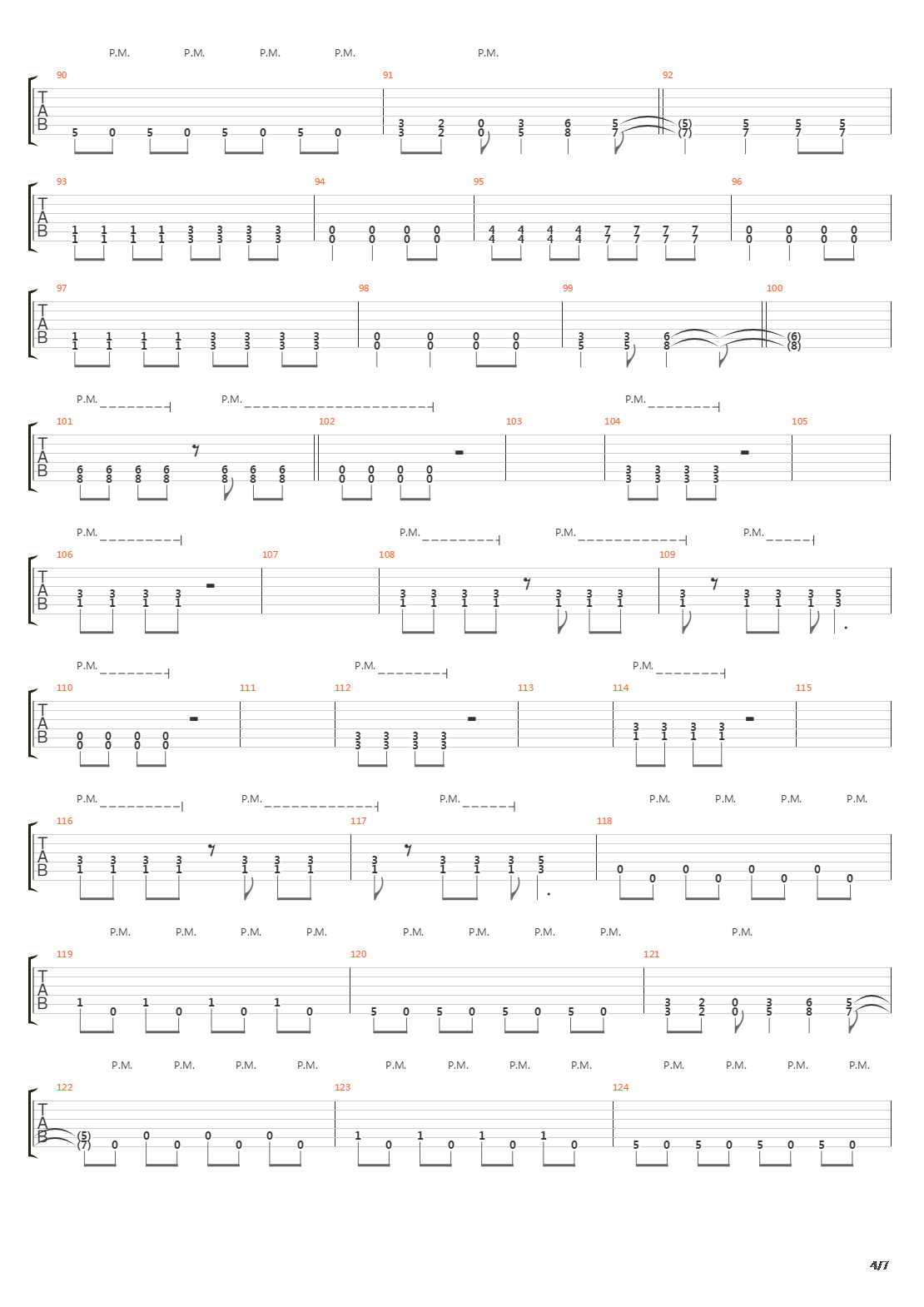 115吉他谱