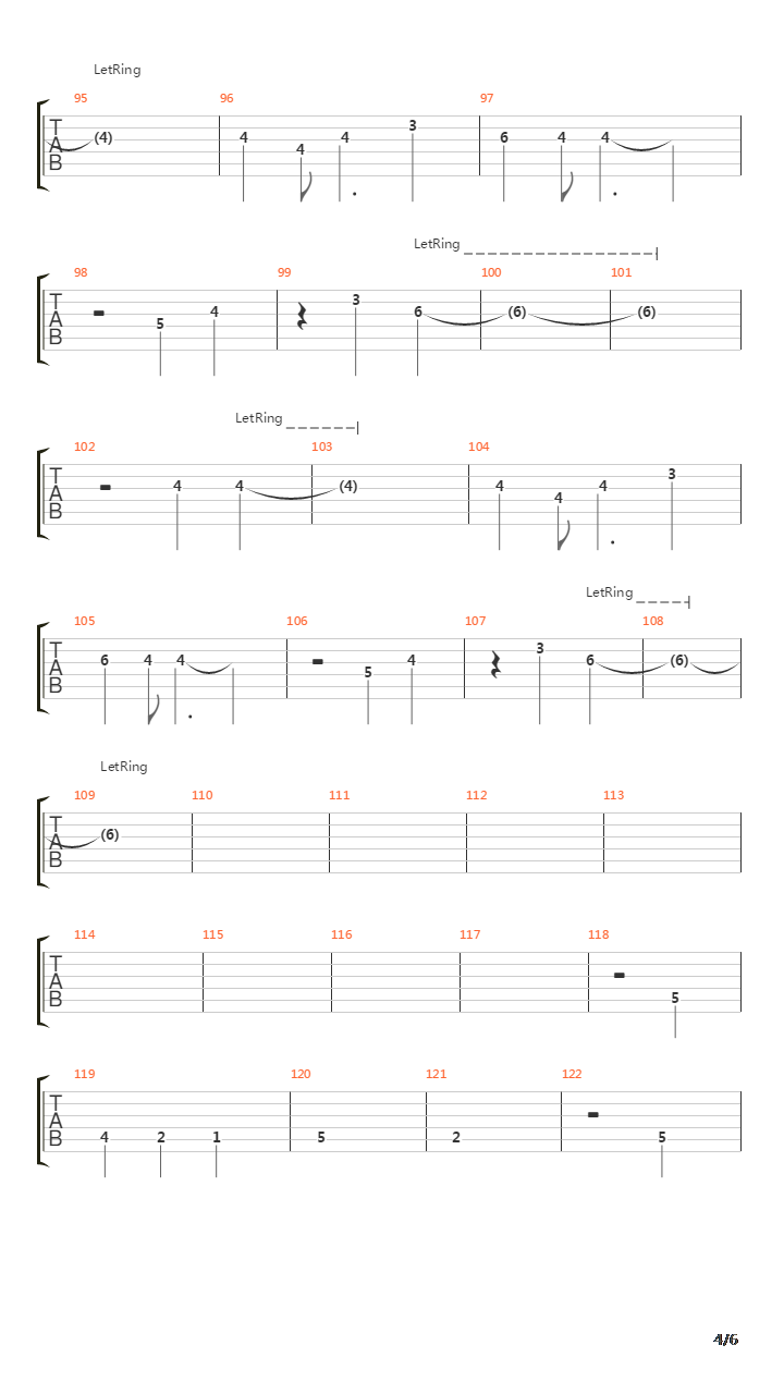 Lullaby For A Dead Man吉他谱