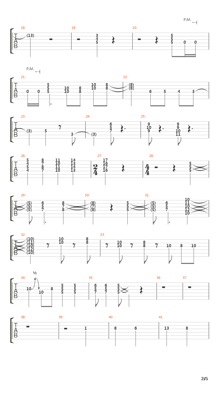 La Canzone Mononota吉他谱