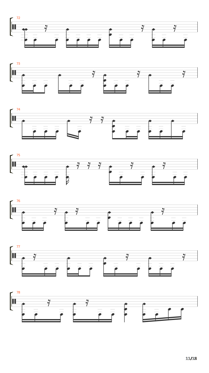 Array吉他谱