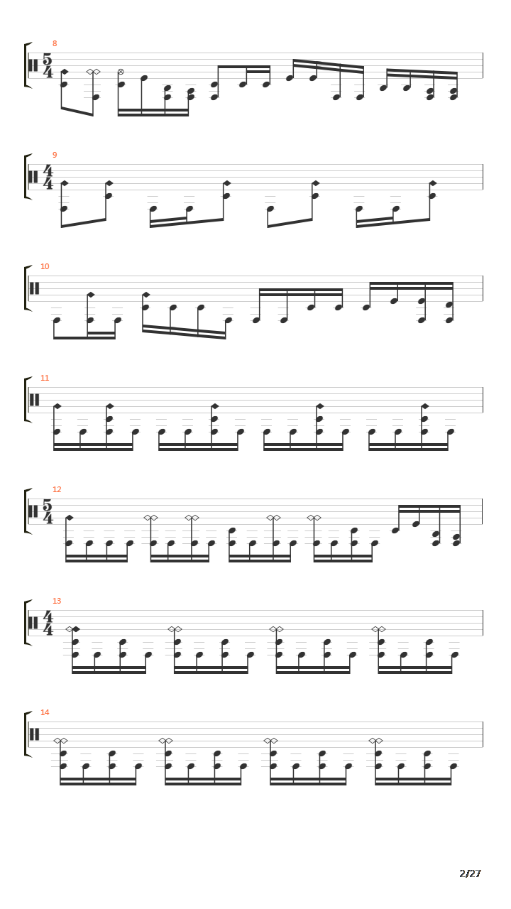 Caves吉他谱