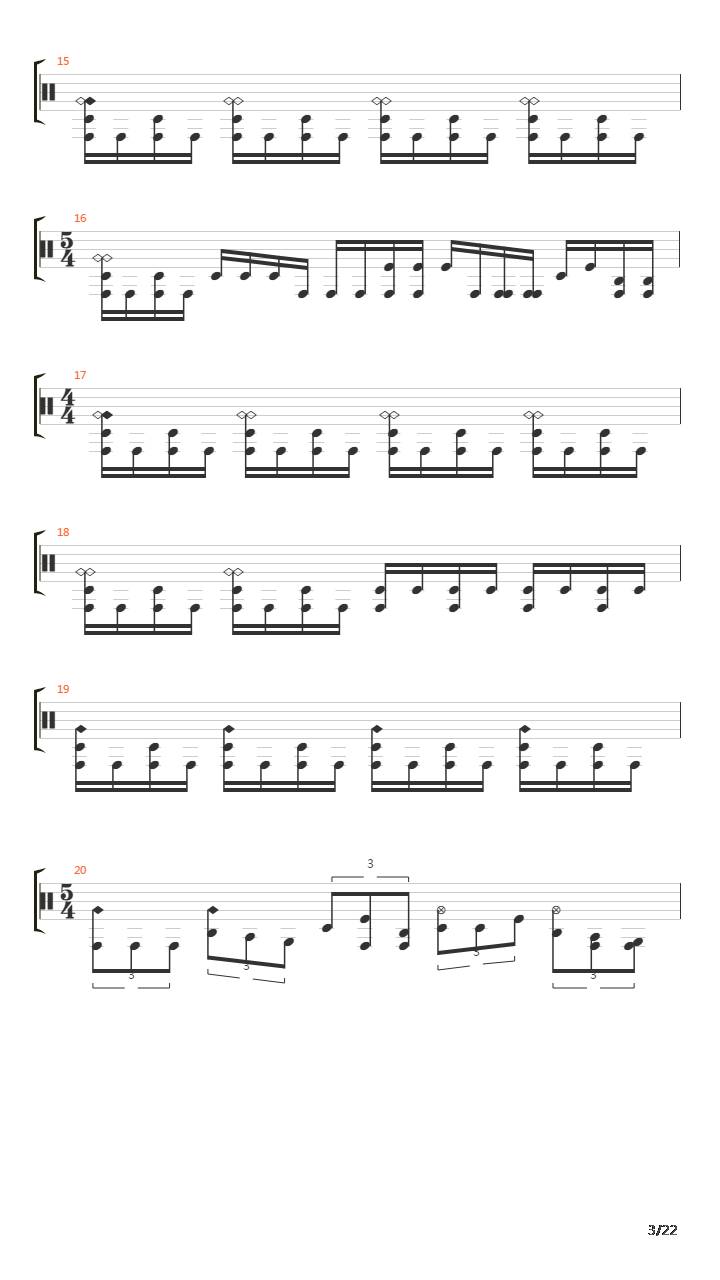 Caves吉他谱