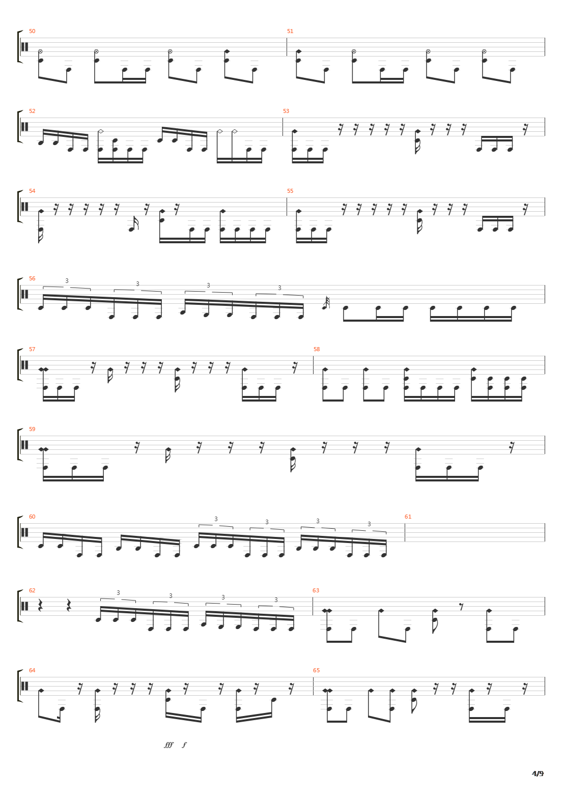 Domino Theory吉他谱