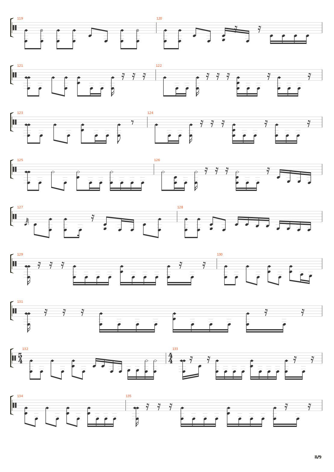 Domino Theory吉他谱