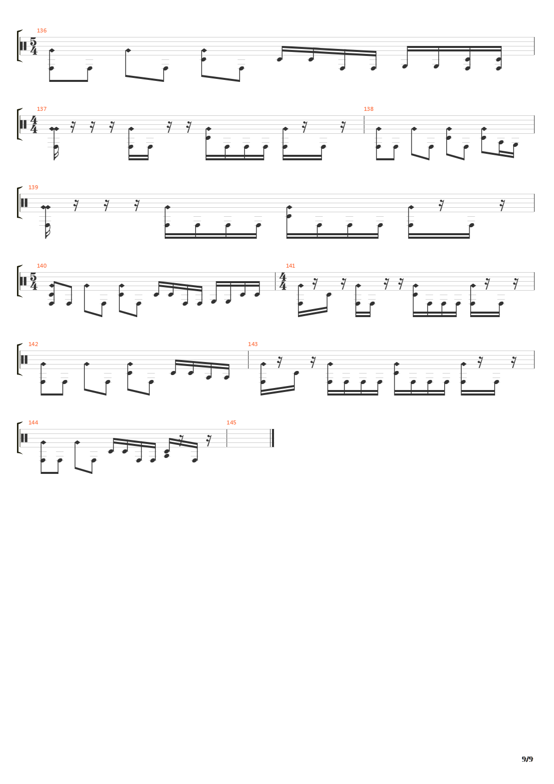 Domino Theory吉他谱