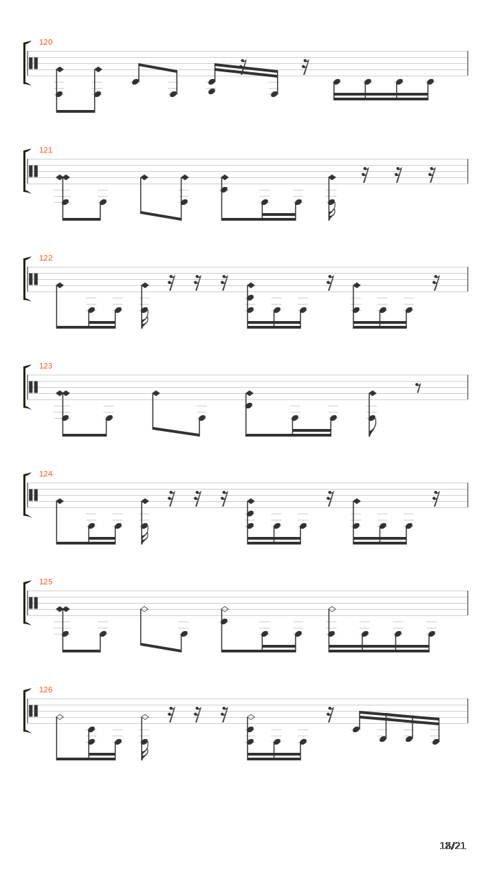 Domino Theory吉他谱