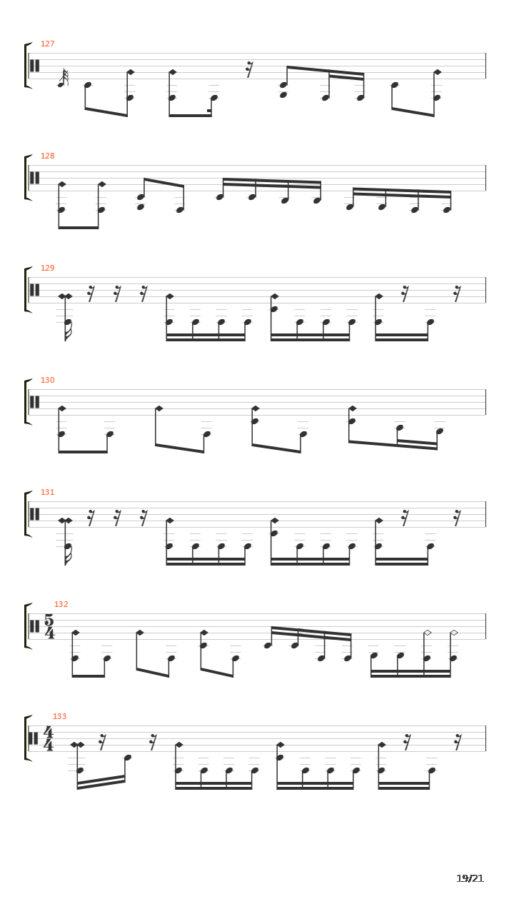 Domino Theory吉他谱