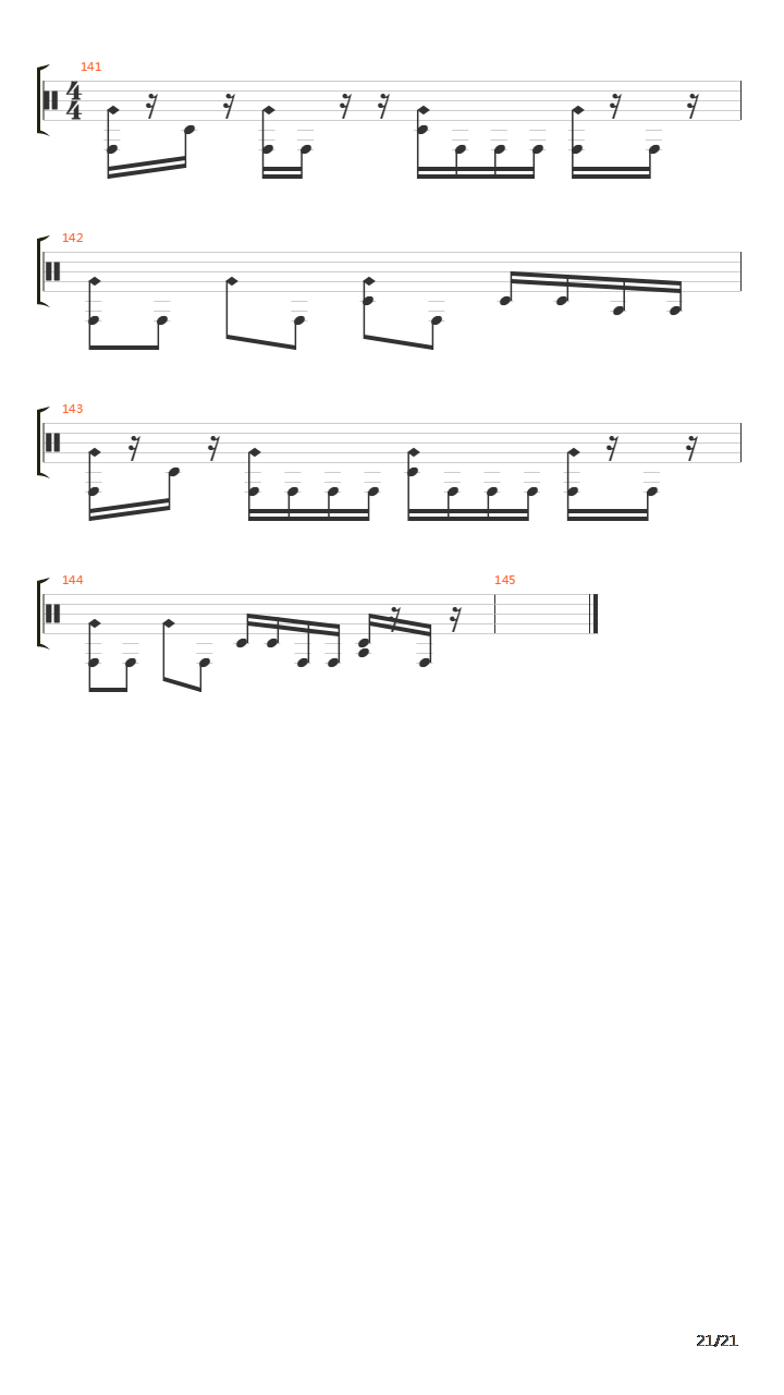 Domino Theory吉他谱