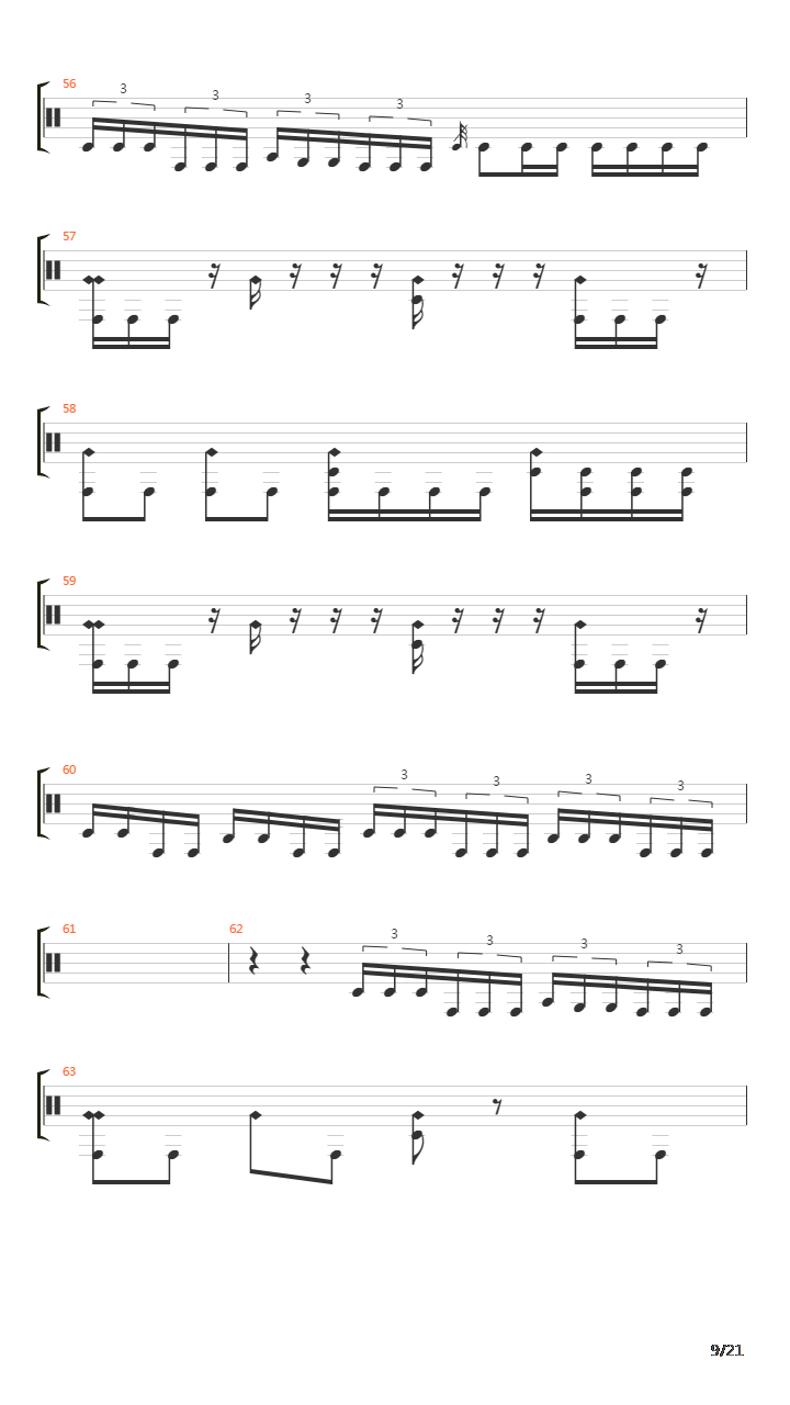 Domino Theory吉他谱