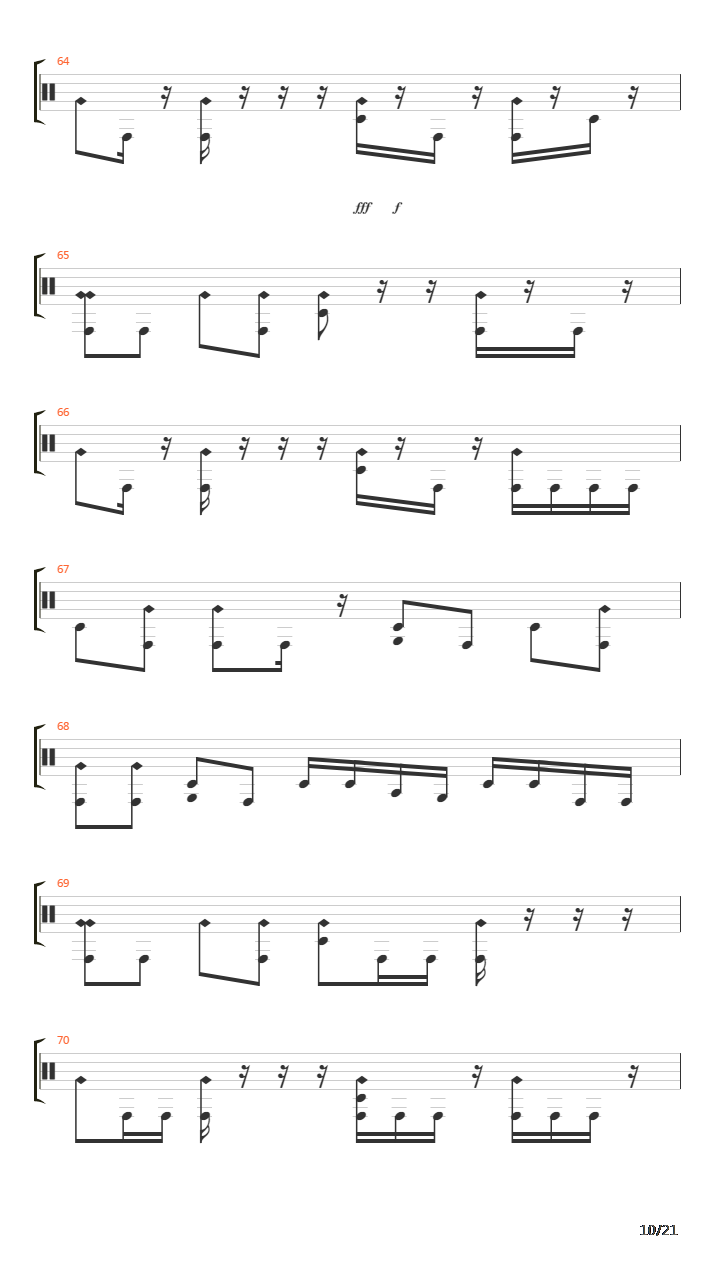 Domino Theory吉他谱