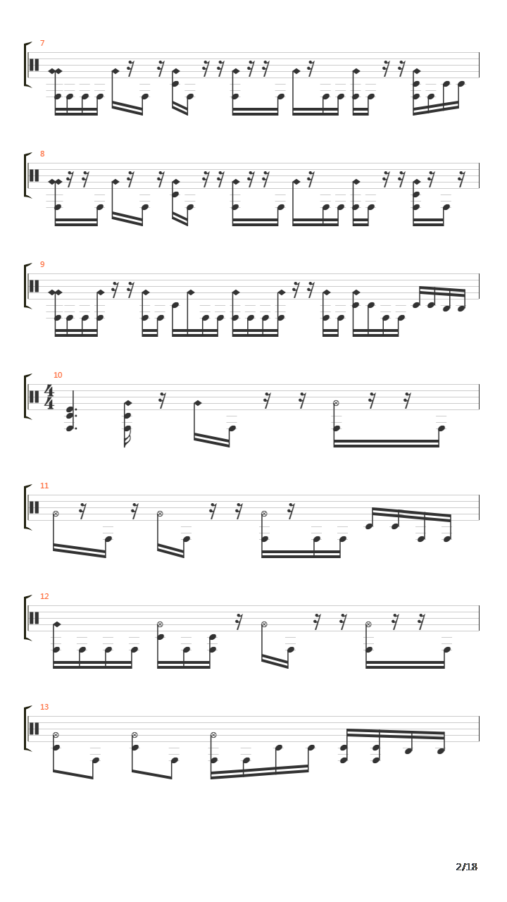 Specter吉他谱