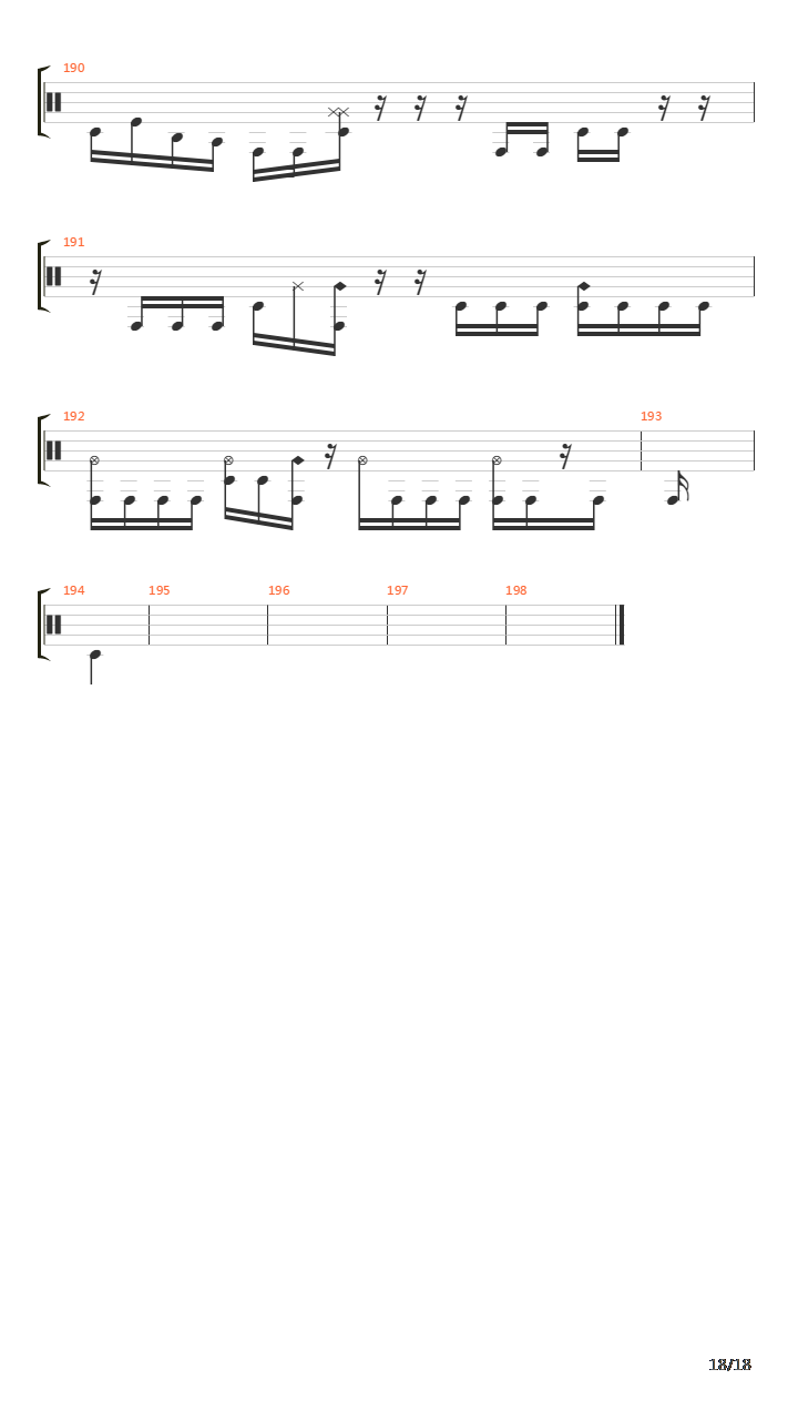 Specter吉他谱