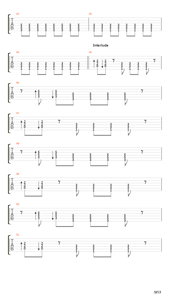 Stereoman吉他谱