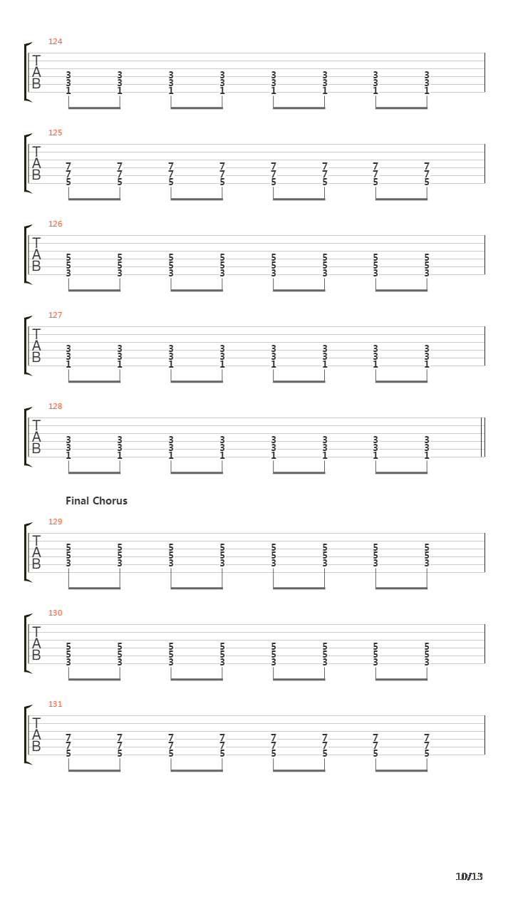 Stereoman吉他谱