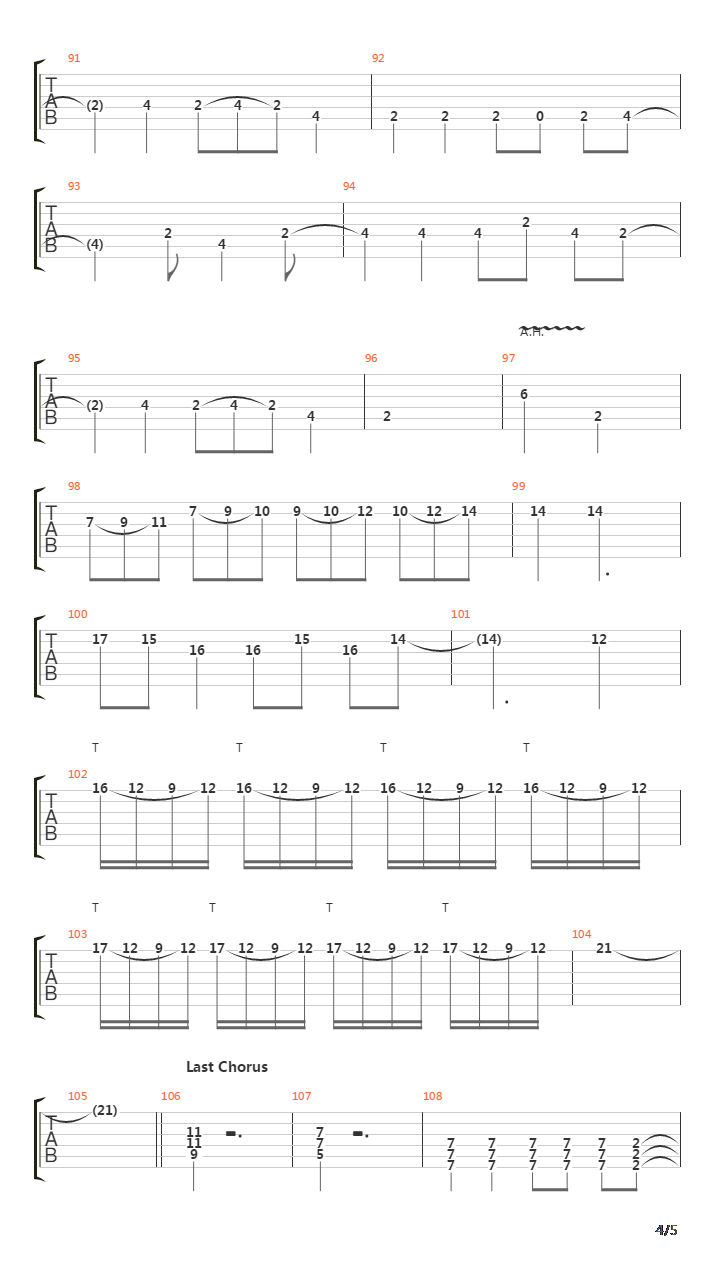 Parallel Worlds吉他谱