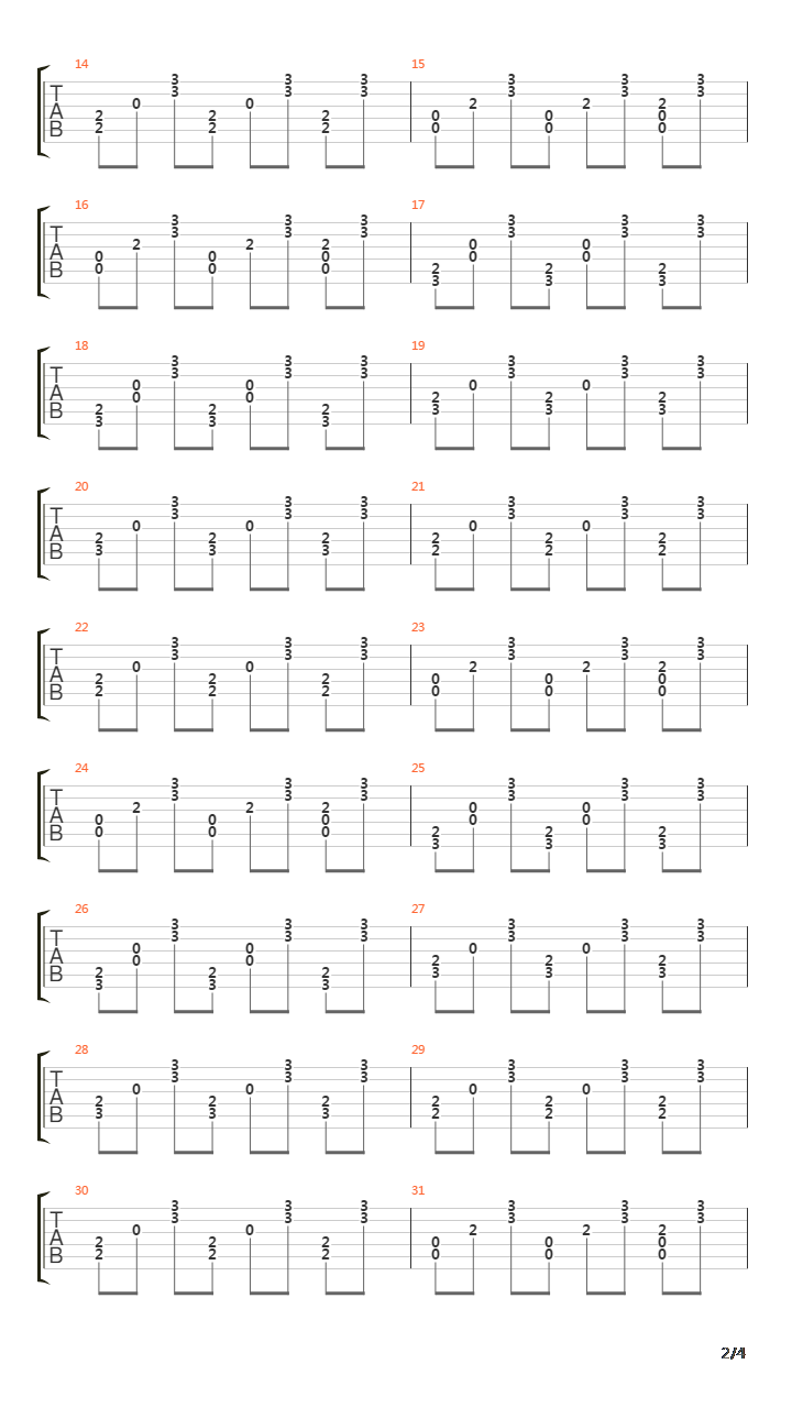 Ashes吉他谱