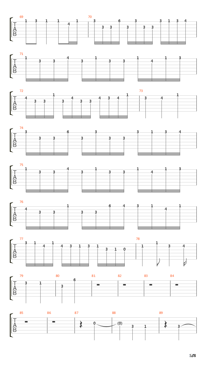 Syringe吉他谱