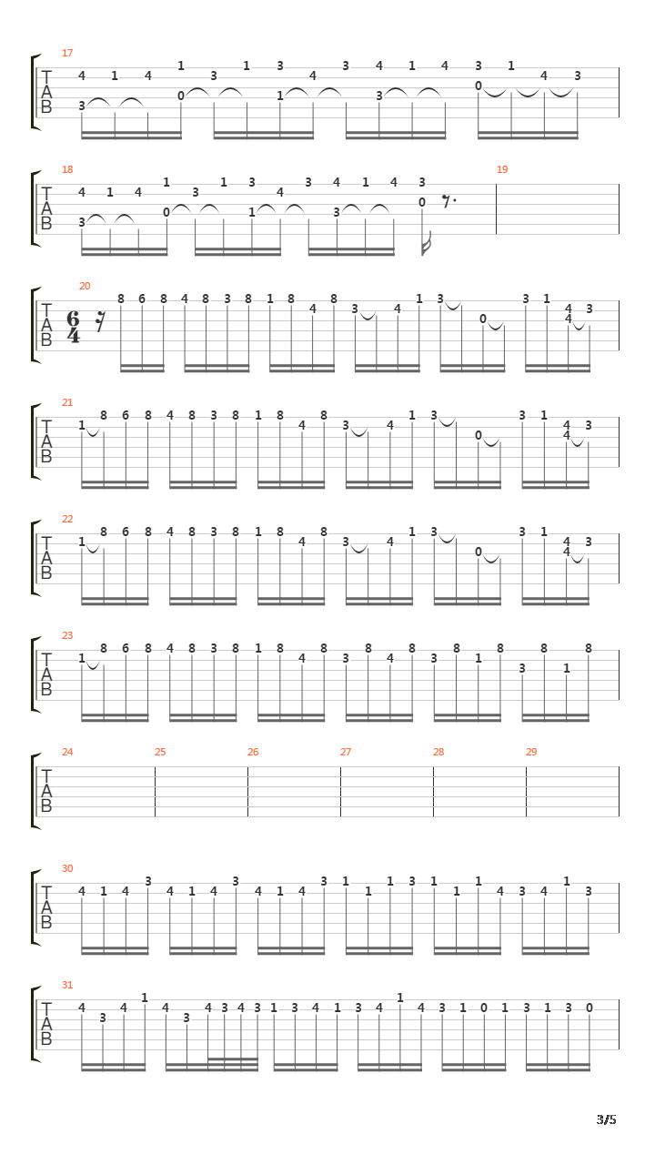 Syringe吉他谱