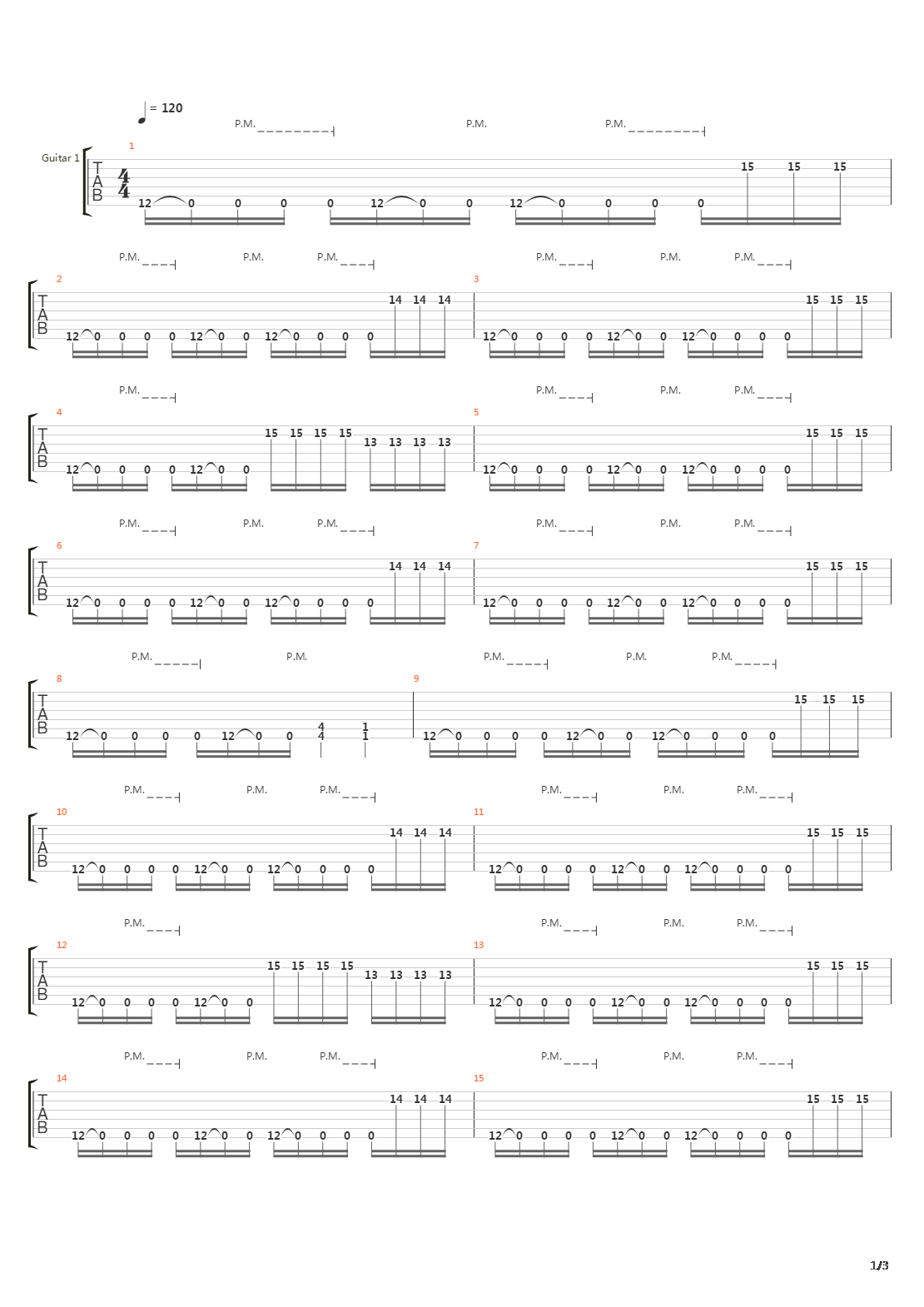 Bars In Astoria吉他谱