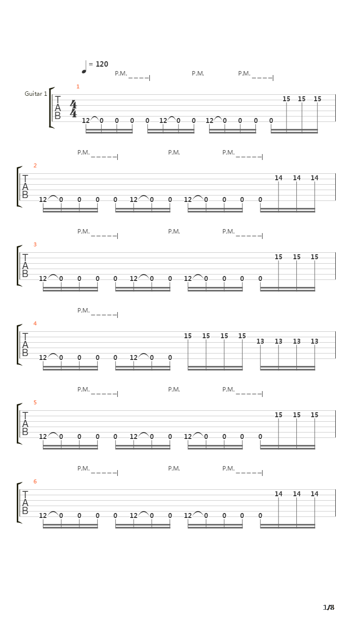 Bars In Astoria吉他谱