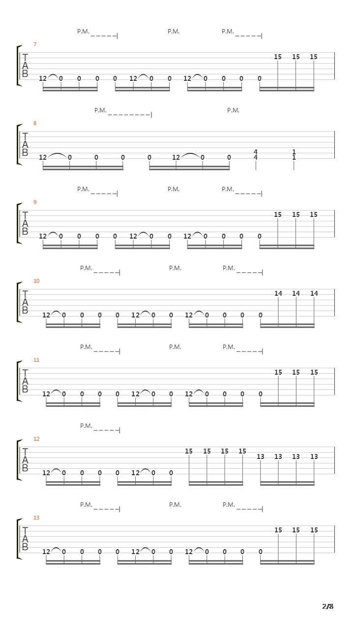 Bars In Astoria吉他谱