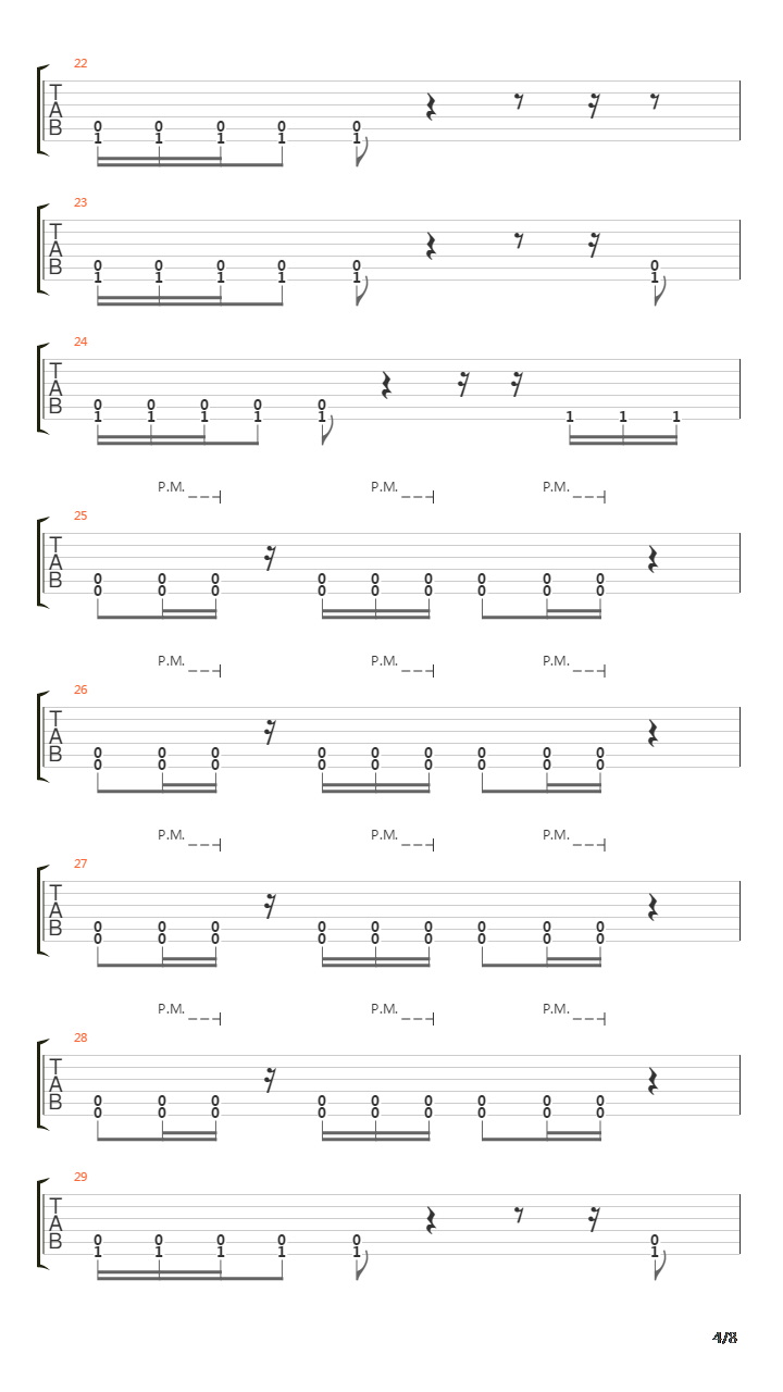 Bars In Astoria吉他谱