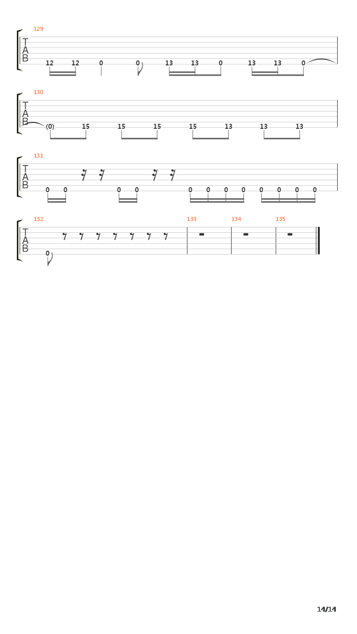 Protoman吉他谱