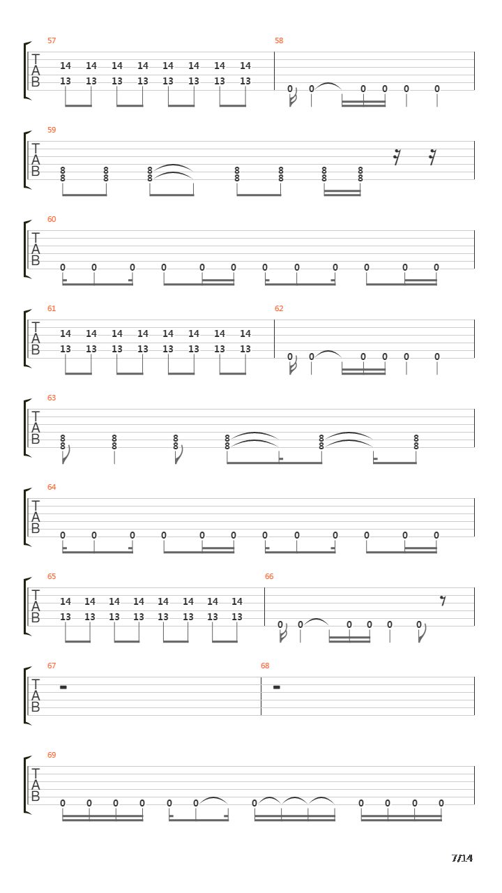 Protoman吉他谱