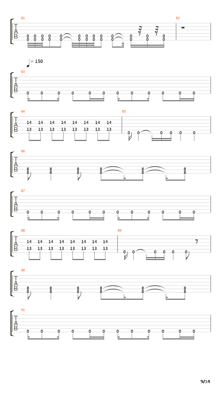 Protoman吉他谱