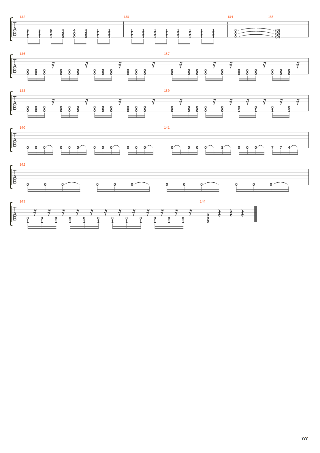 Maelstrom吉他谱