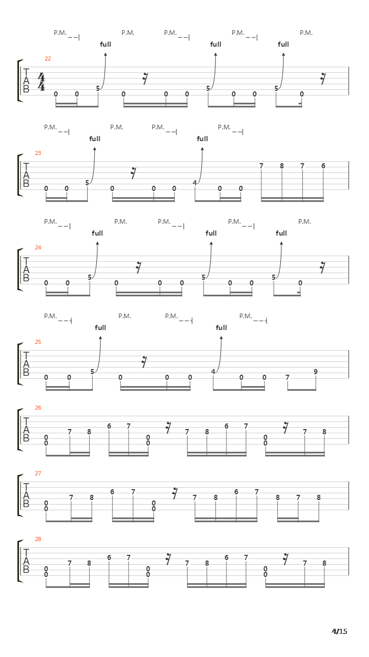 Maelstrom吉他谱