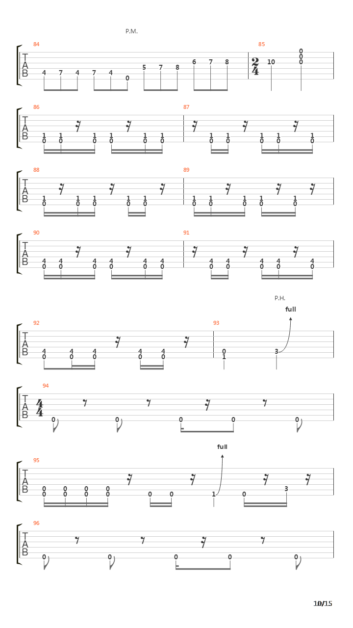 Maelstrom吉他谱