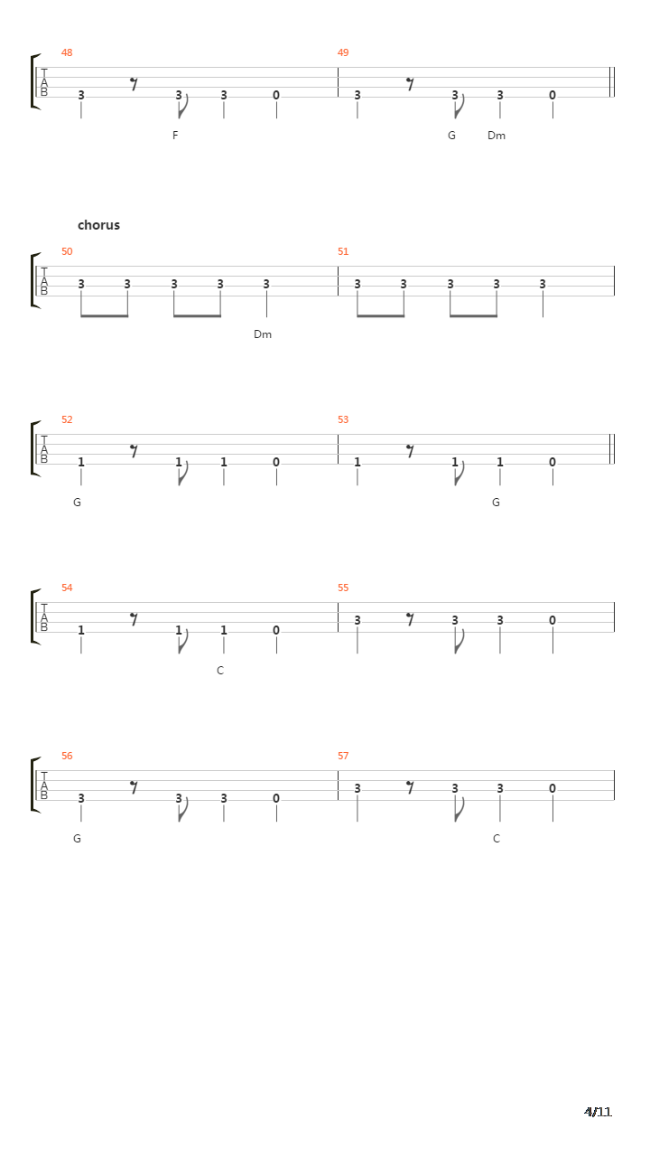 Angka 8吉他谱