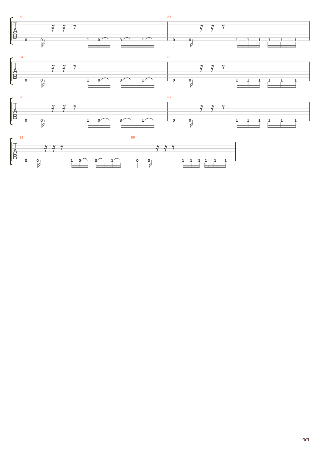 Intronova 6吉他谱