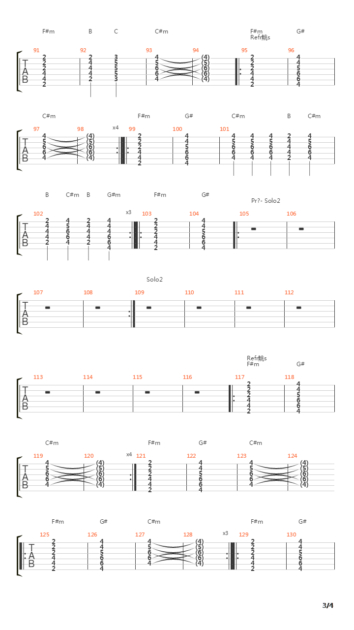 Piano Bar吉他谱