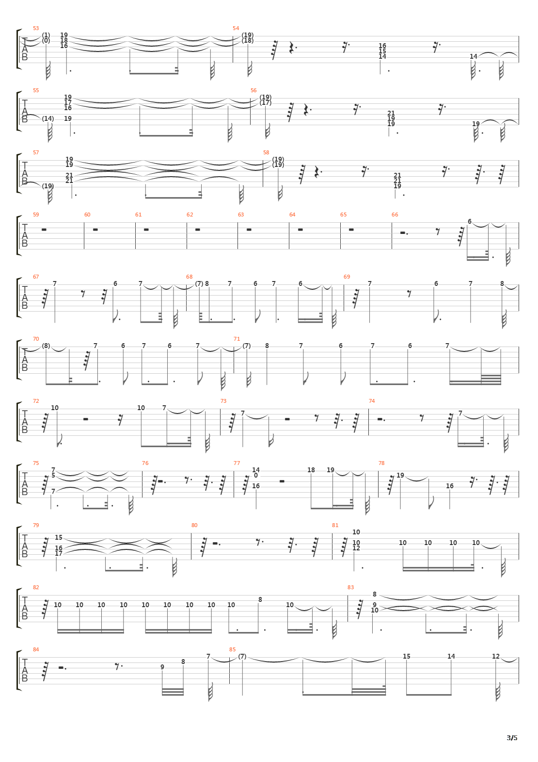 El Extranjero吉他谱