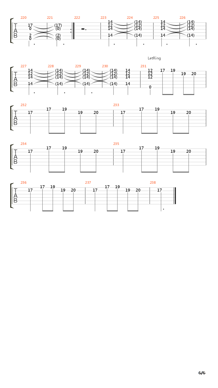 El Jinete吉他谱