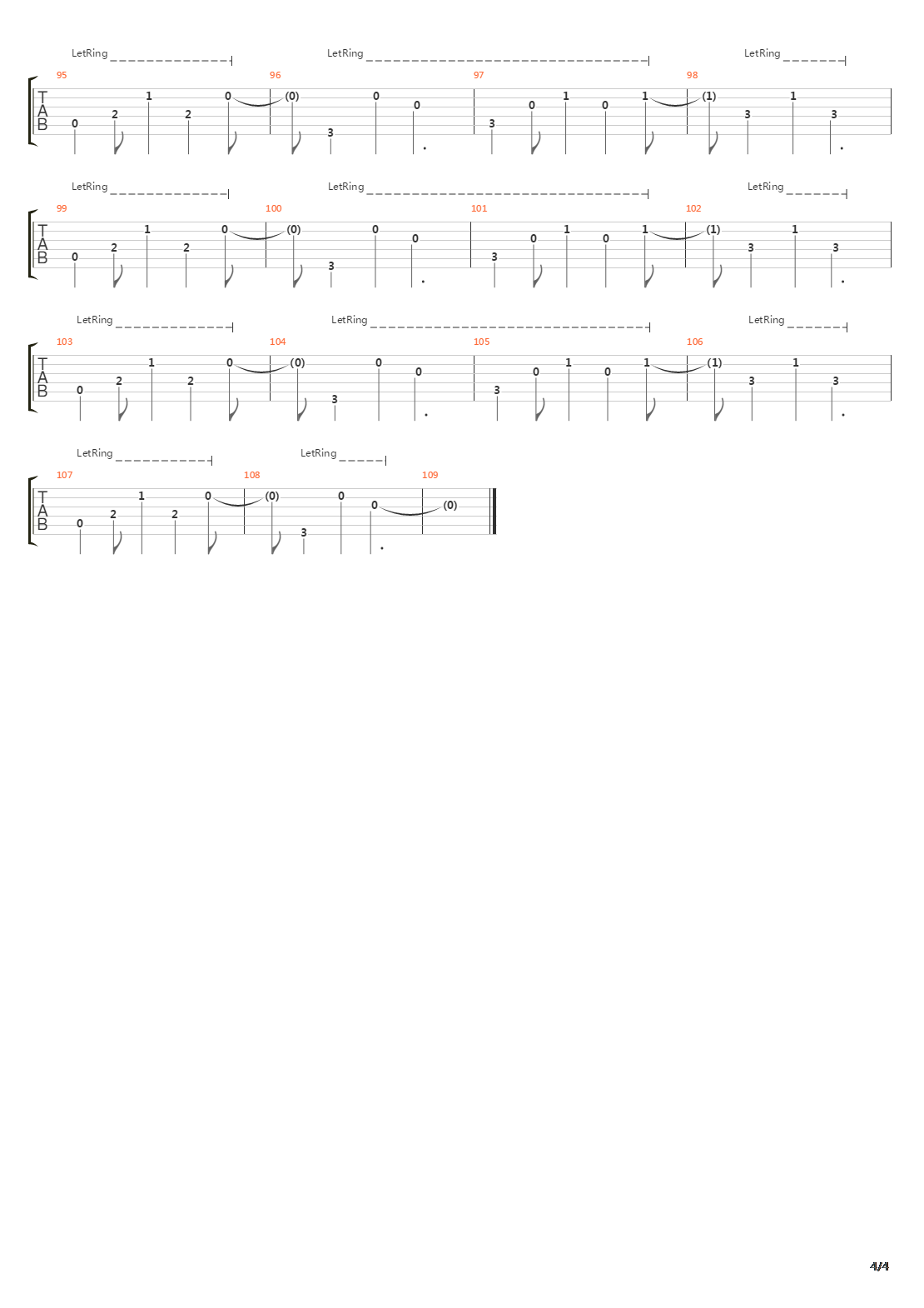 Escapar吉他谱