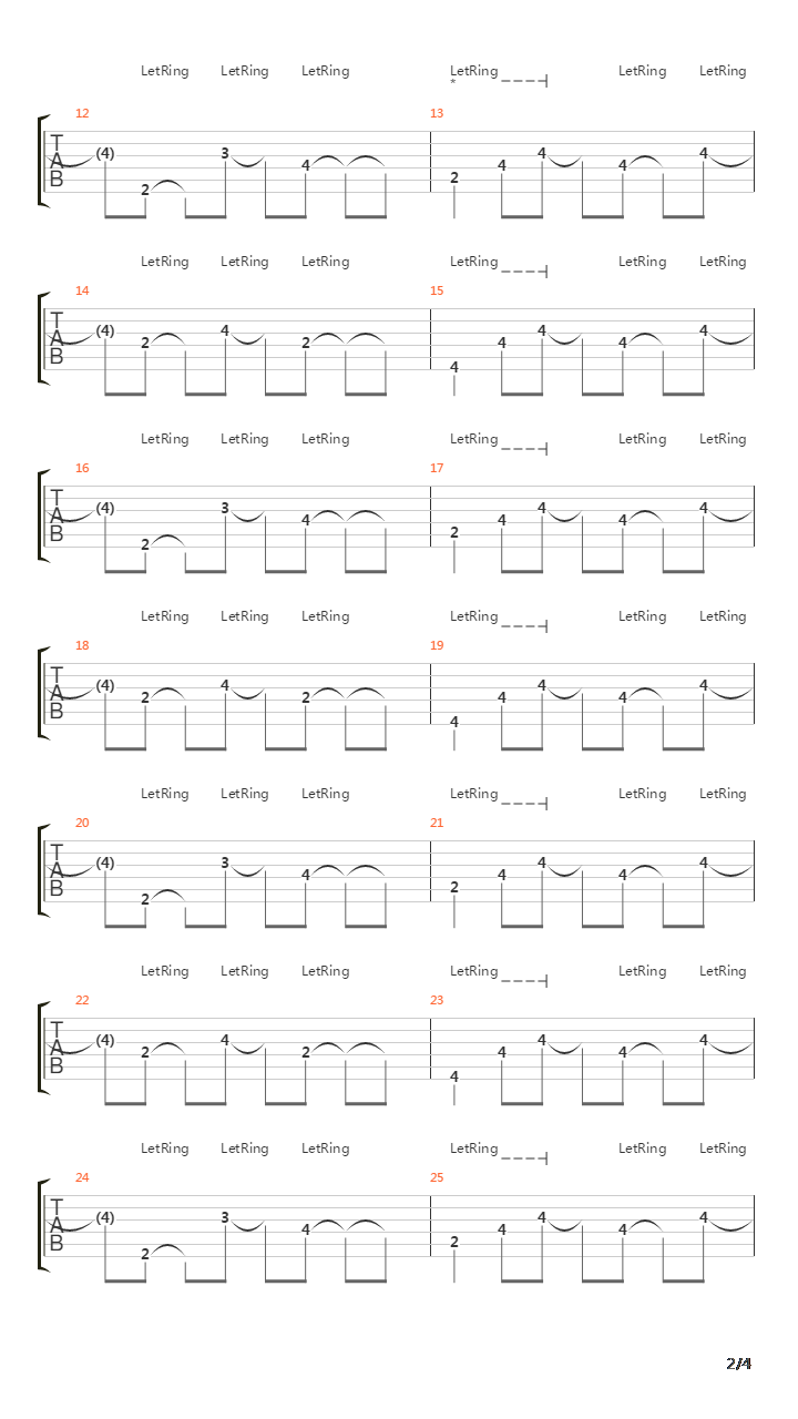 Escape吉他谱