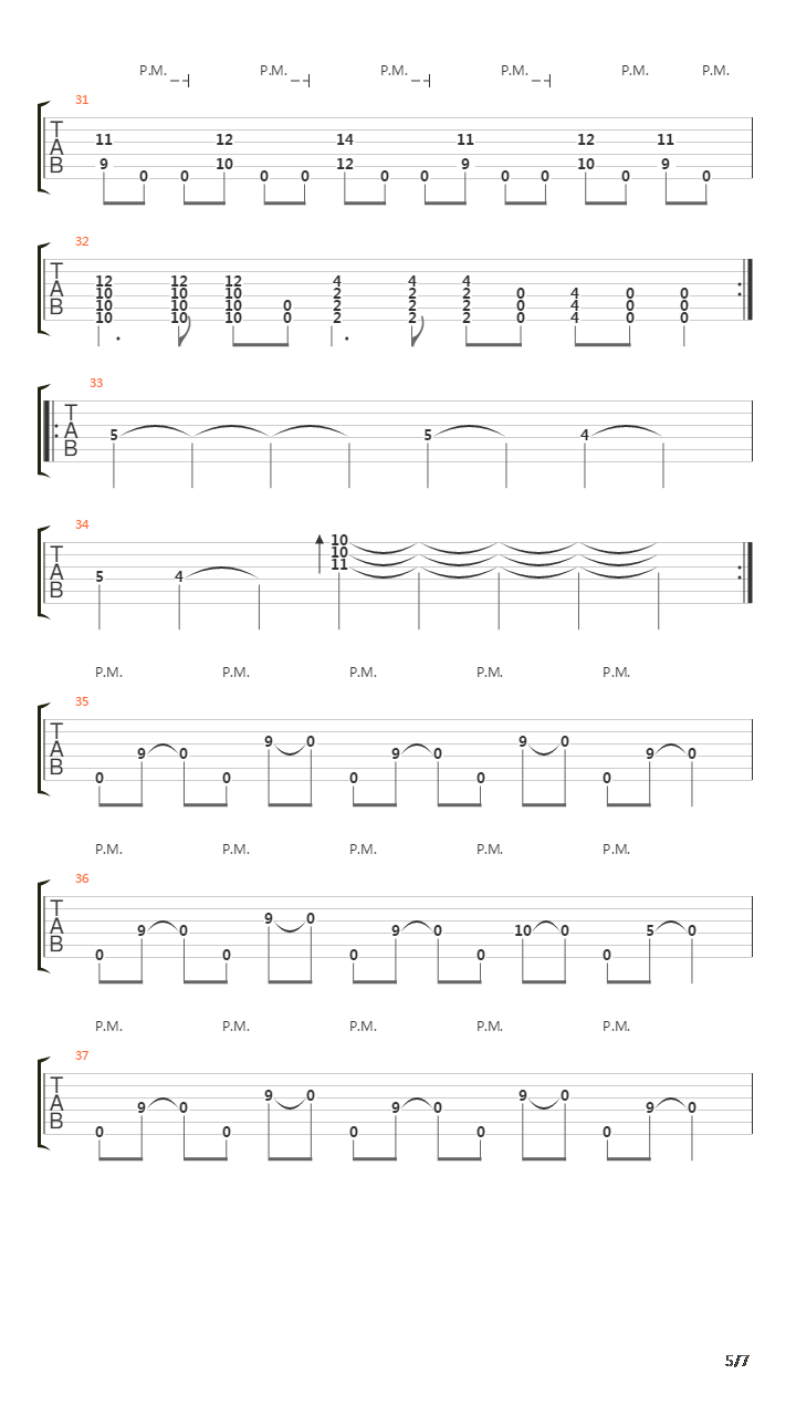 Empty吉他谱