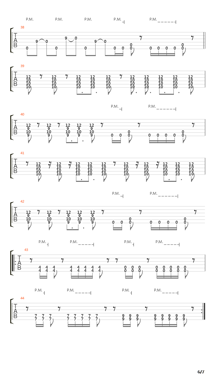 Empty吉他谱