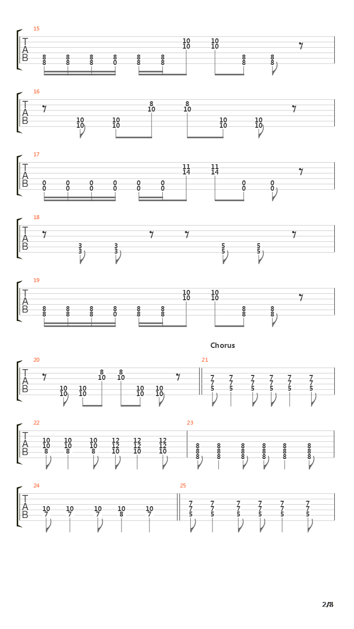 Feast吉他谱