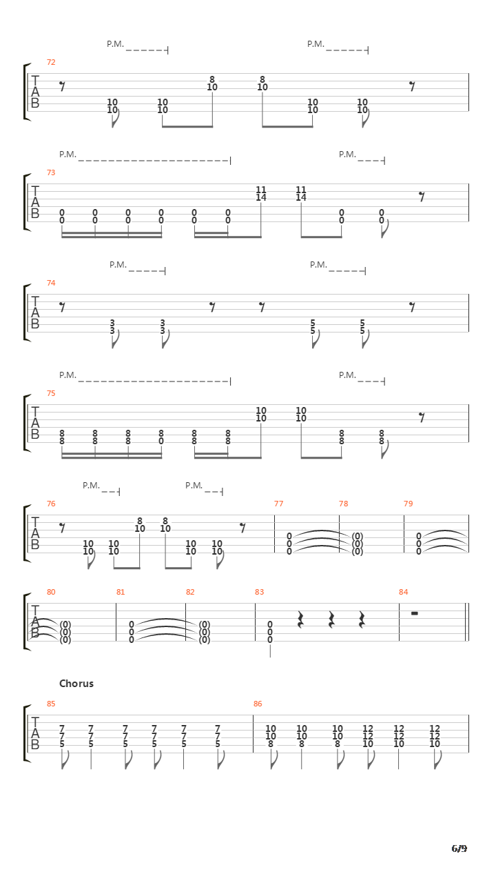 The Feast吉他谱