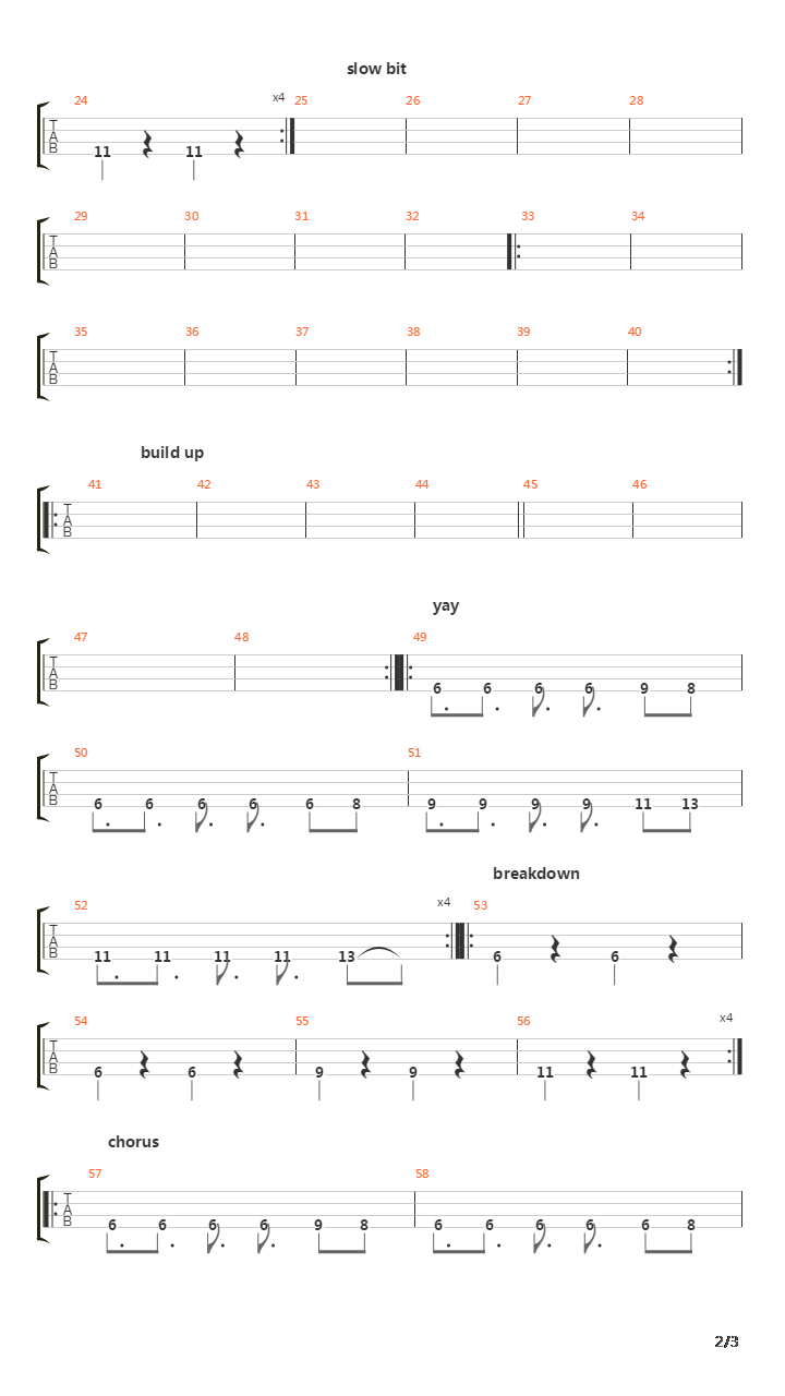 Thumper吉他谱